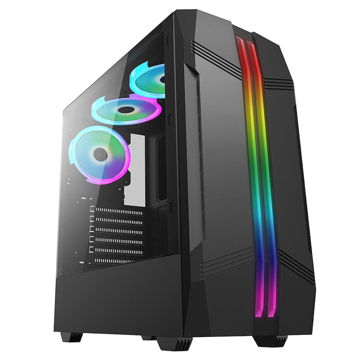Blueforce Tiger RGB Mesh 3 Fanlı Siyah Dikey Kullanım ATX Bilgisayar Kasası