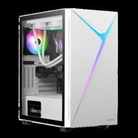 Gamdias Argus E4 RGB 1 Fanlı Siyah Dikey Kullanım ATX Bilgisayar Kasası