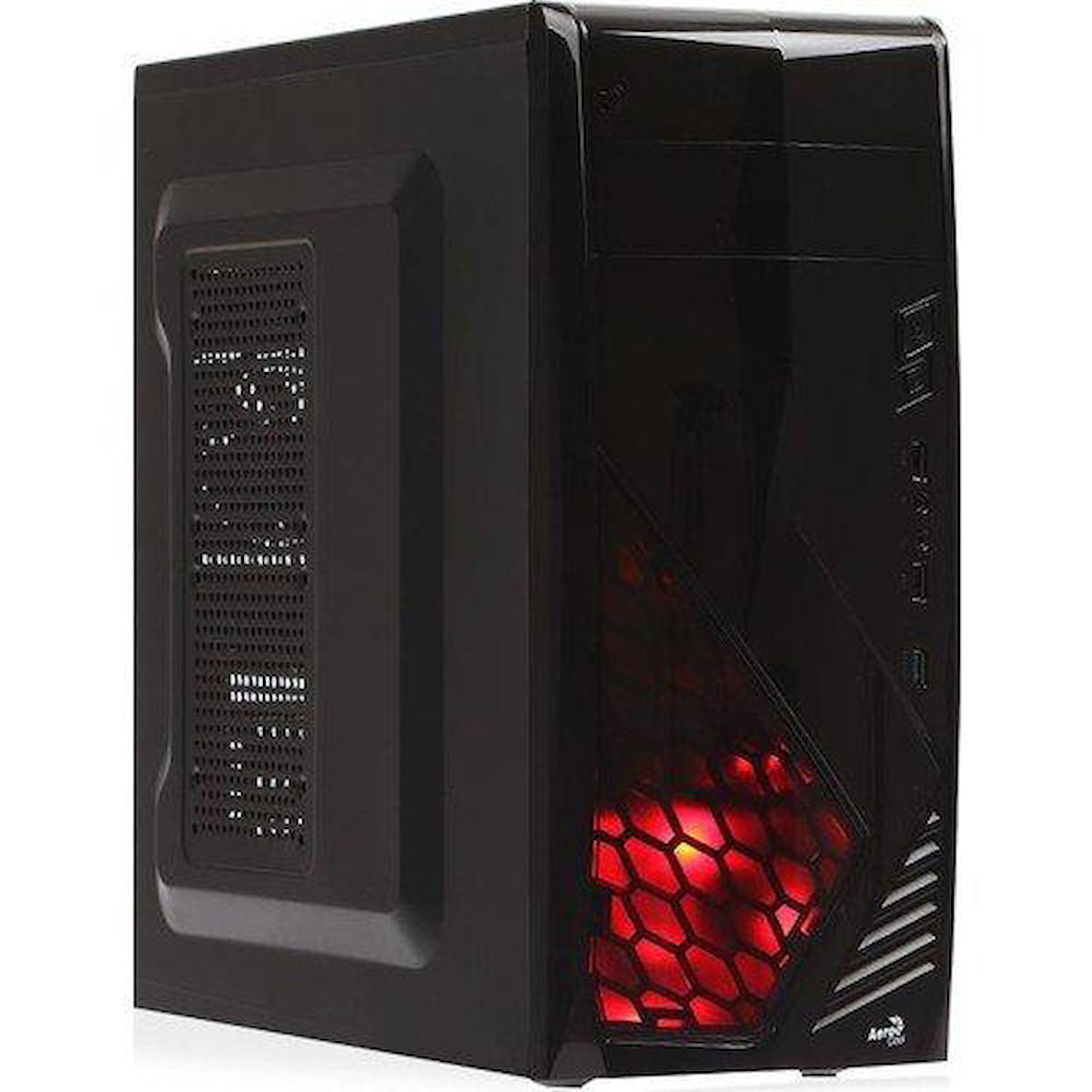 Aerocool CS-1102 Mesh 2 Fanlı Siyah Dikey Kullanım ATX Bilgisayar Kasası