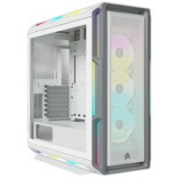 Corsair iCue 5000T CC-9011231-WW RGB Mesh 3 Fanlı Beyaz Dikey Kullanım ATX Bilgisayar Kasası