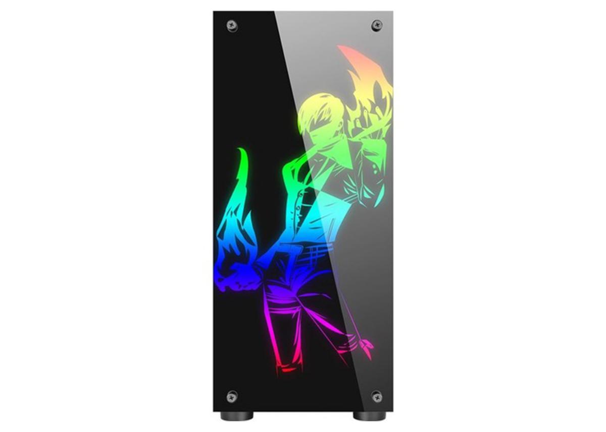 Razador RC-07 Pulsar RGB Mesh 3 Fanlı Siyah Dikey Kullanım ATX Bilgisayar Kasası