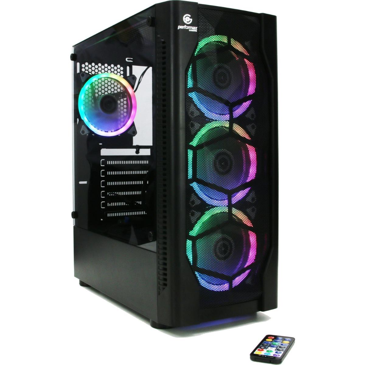 Performax Inferno RGB 4 Fanlı Siyah Dikey Kullanım ATX Bilgisayar Kasası