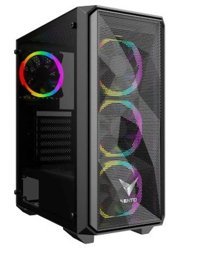 Vento VG10F RGB 4 Fanlı 700 W Siyah Dikey Kullanım ATX Bilgisayar Kasası