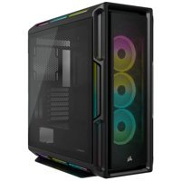Corsair iCue 5000T CC-9011230-WW RGB Mesh 3 Fanlı Siyah Dikey Kullanım ATX Bilgisayar Kasası