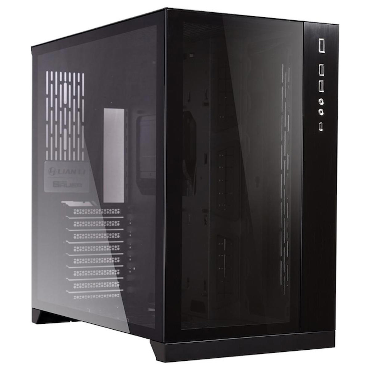 Lian Li PC-O11DX Mesh 1 Fanlı Siyah Dikey Kullanım E-ATX Oyuncu Bilgisayar Kasası