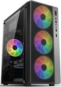 Honor RGB 4 Fanlı Siyah Dikey Kullanım ATX Oyuncu Bilgisayar Kasası