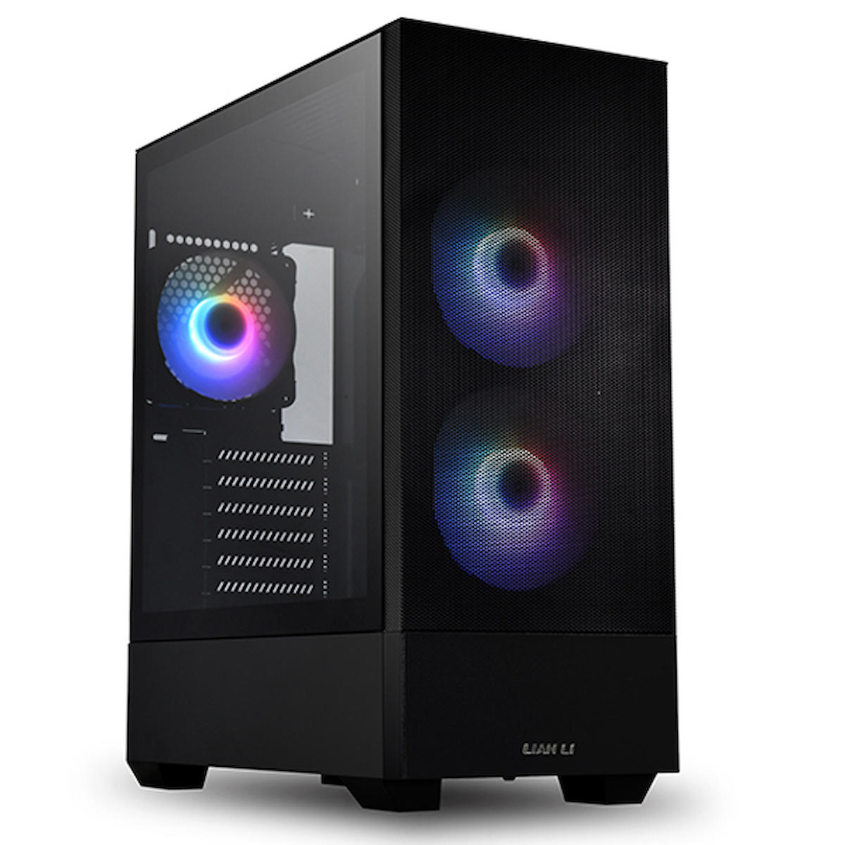 Lian Li Lancool 205 RGB Mesh 3 Fanlı Siyah Dikey Kullanım ATX Oyuncu Bilgisayar Kasası