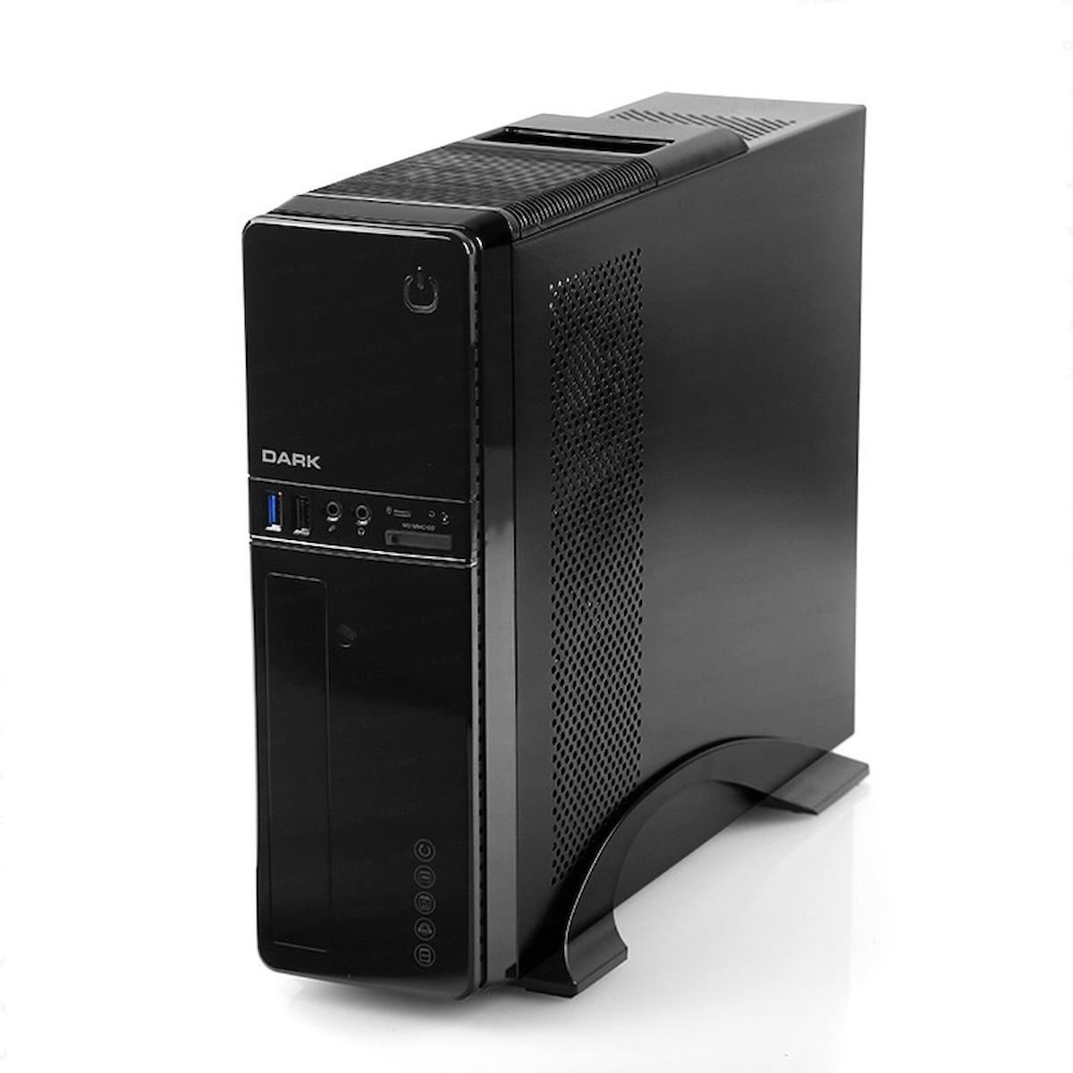 Dark Dkchaura300U3 1 Fanlı Siyah Dikey Kullanım ATX Bilgisayar Kasası