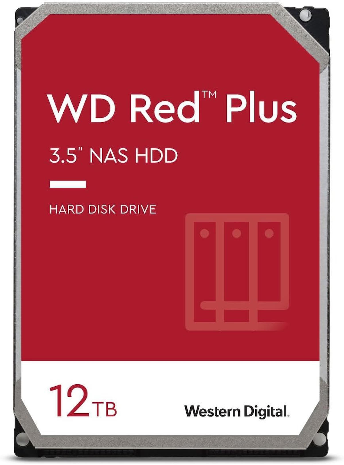 Western Digital Red Plus 12 TB 3.5 inç 7200 RPM 256 MB SATA 3.0 Nas Harddisk