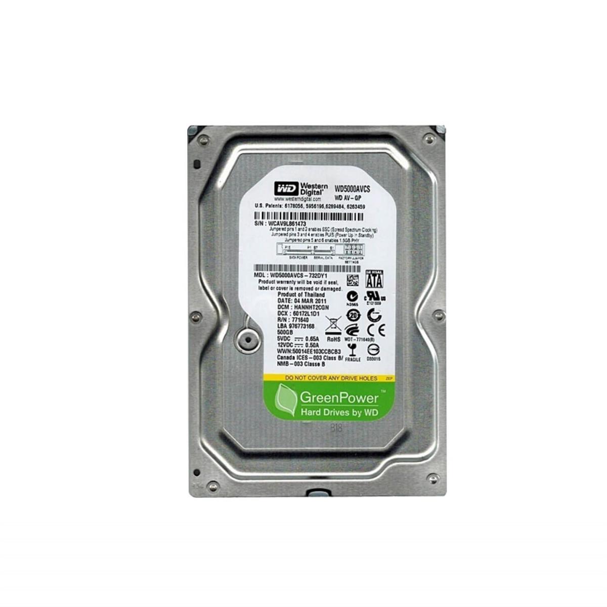Western Digital 500 GB 3.5 inç SATA 3.0 PC Harddisk