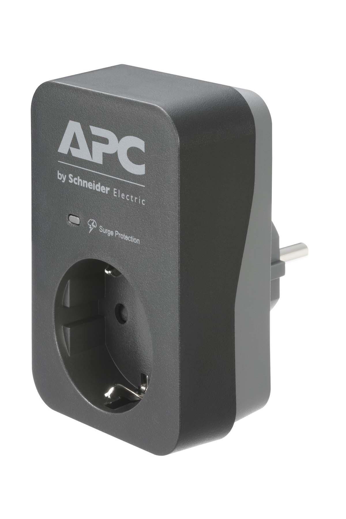 Schneider APC İç Mekan Tekli Priz Siyah