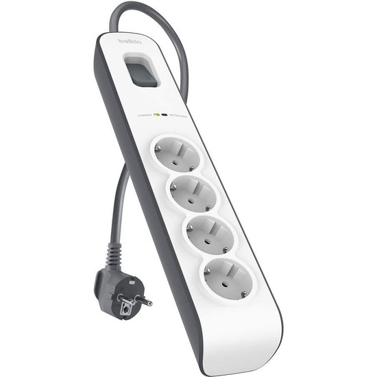 Belkin İç Mekan 4'lü Priz Beyaz
