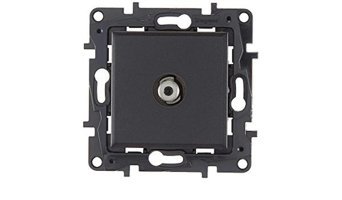Legrand Raventi İç Mekan Tekli Elektrik Prizi Füme