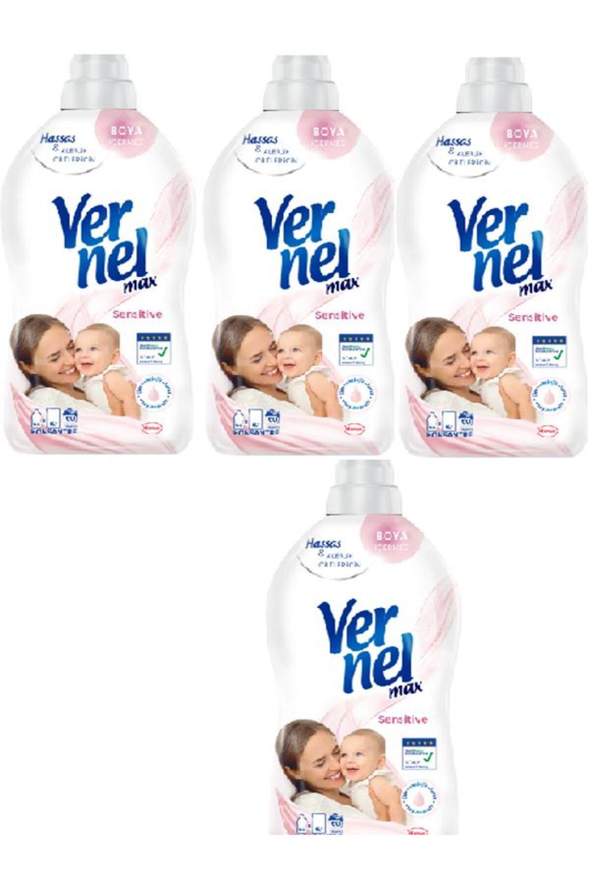 Vernel Max Konsantre 60 Yıkama Yumuşatıcı 4 x 1.44 lt
