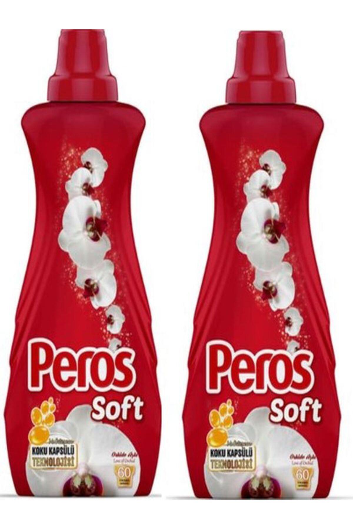 Peros Soft Konsantre Orkide 60 Yıkama Yumuşatıcı 2 x 1.44 lt