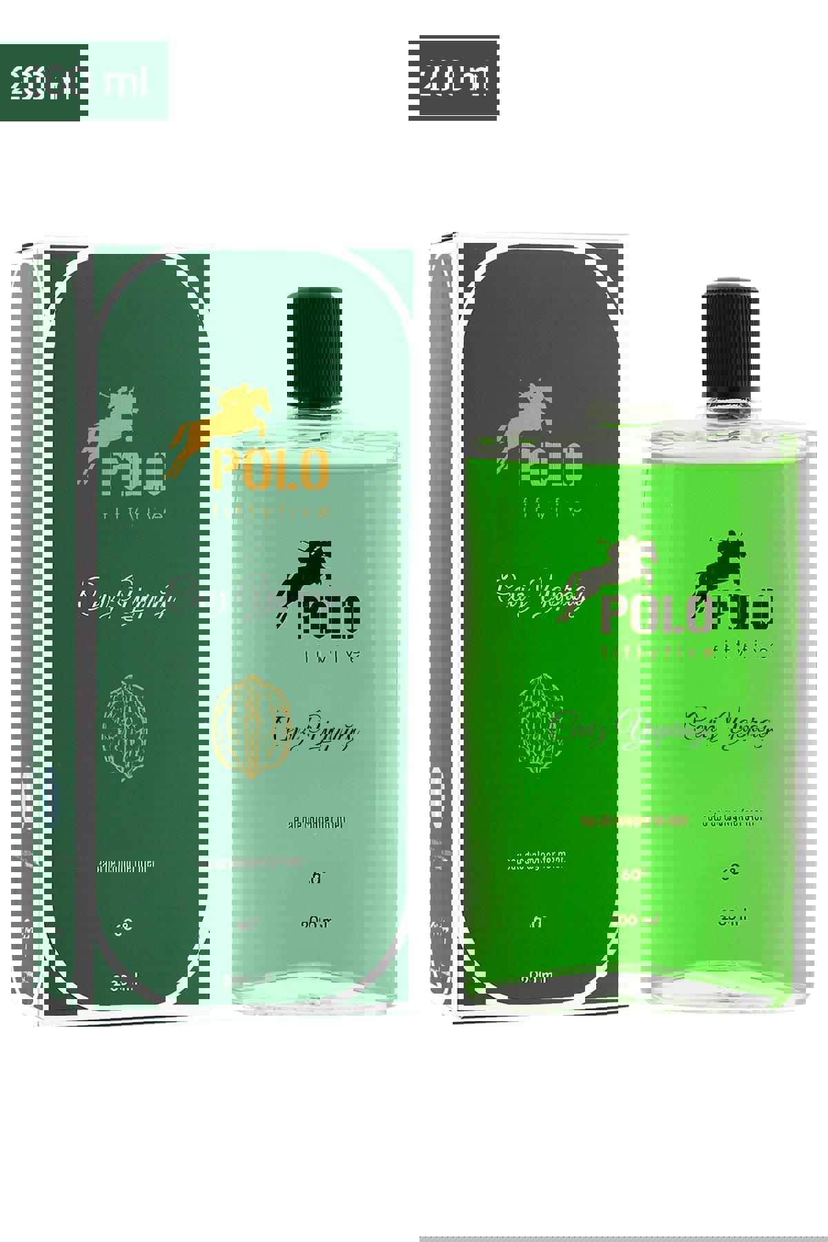 Polo55 Ceviz Yaprağı Cam Şişe Kolonya 200 ml