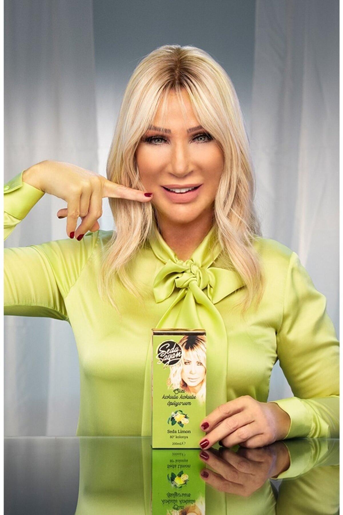 Seda Sayan Limon Cam Şişe Kolonya 200 ml