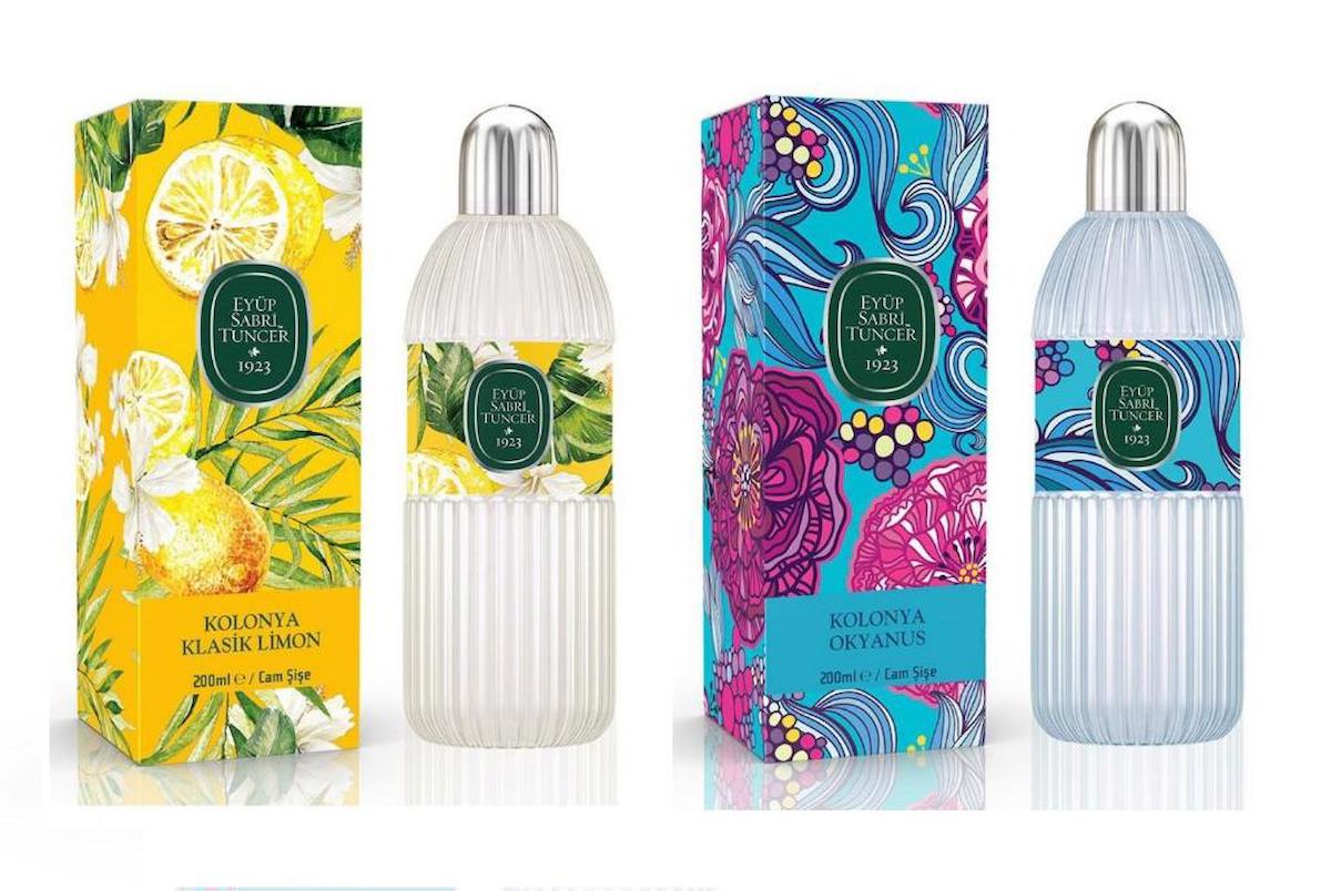 Eyüp Sabri Tuncer Klasik Limon - Okyanus Cam Şişe Kolonya 200 ml 2'li