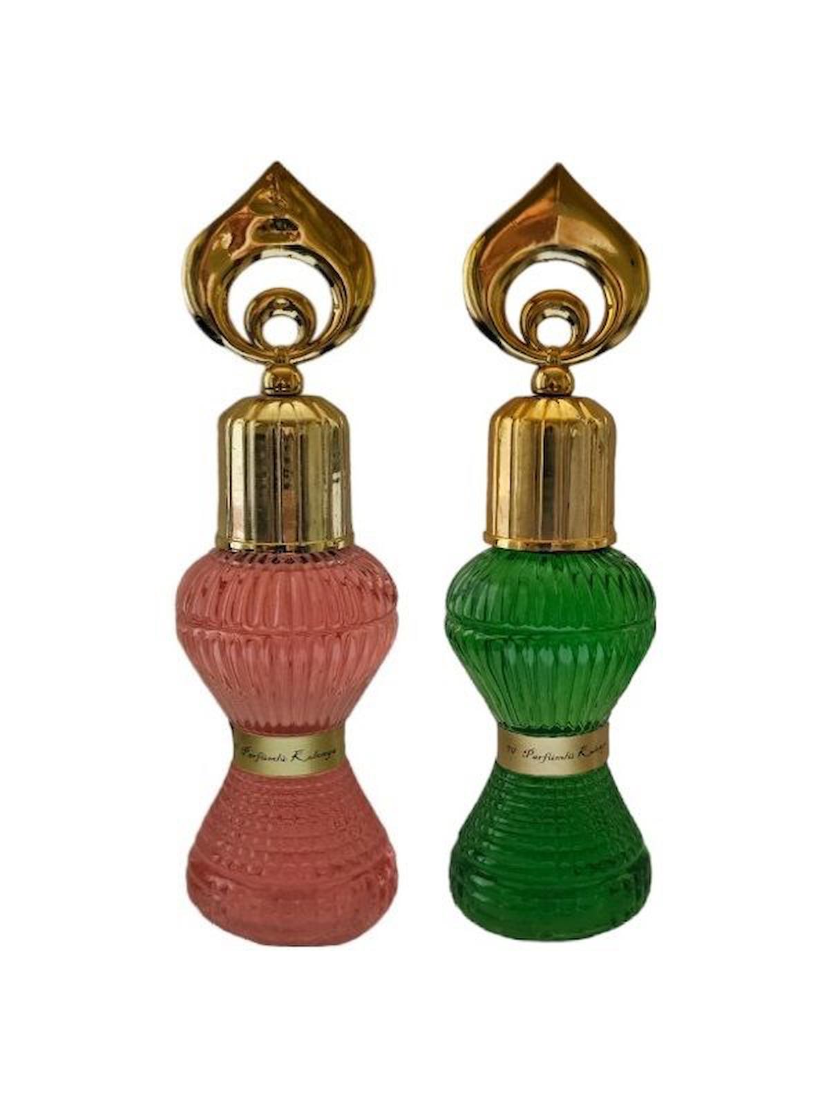 Beluci Ahengi Aşk Cam Şişe 100 ml + Fıstık 100 ml Kolonya 2'li Set