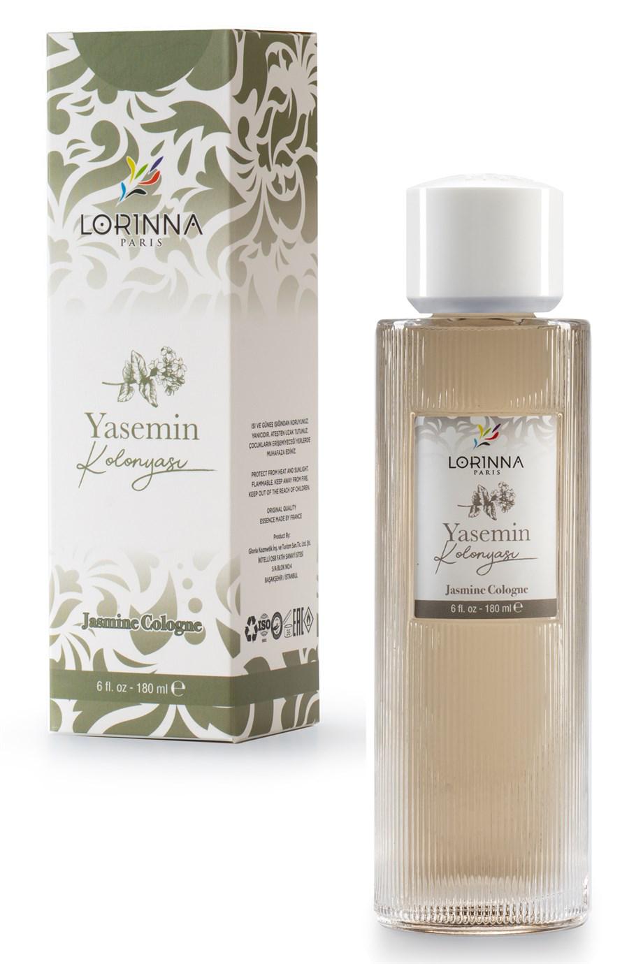 Lorinna Paris Yasemin Cam Şişe Kolonya 180 ml
