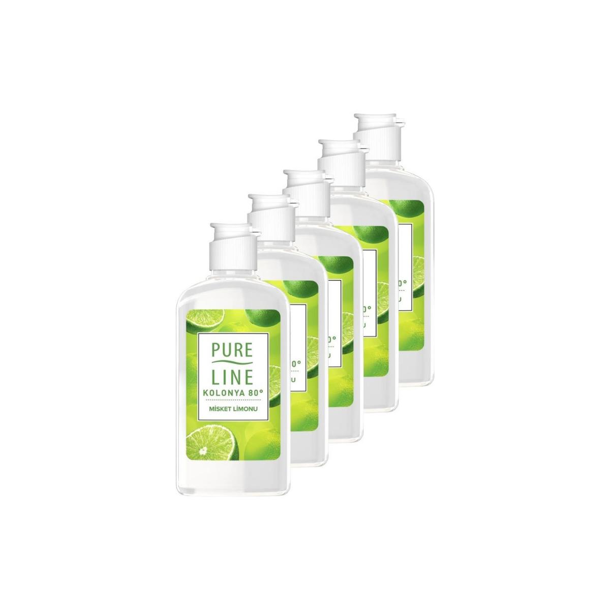 Pure Line Limon Kolonya 250 ml 5'li