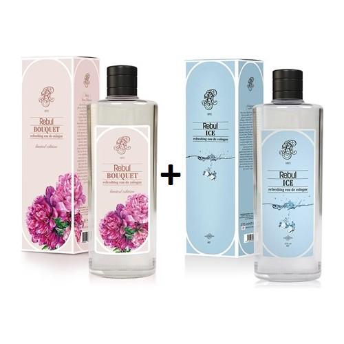 Rebul Bouquet - Ice Cam Şişe Kolonya 270 ml 2'li