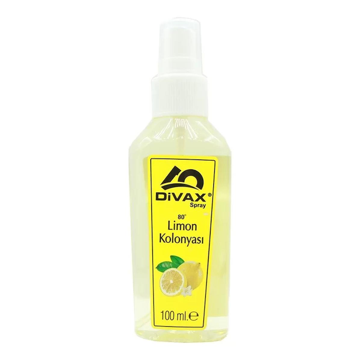 Divax Limon Sprey Kolonya 100 ml