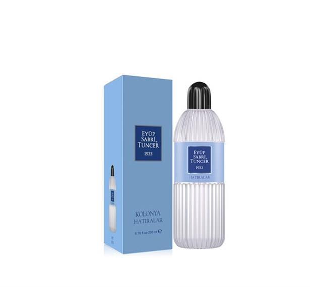 Eyüp Sabri Tuncer Hatıralar Çiçeksi Cam Şişe Kolonya 200 ml
