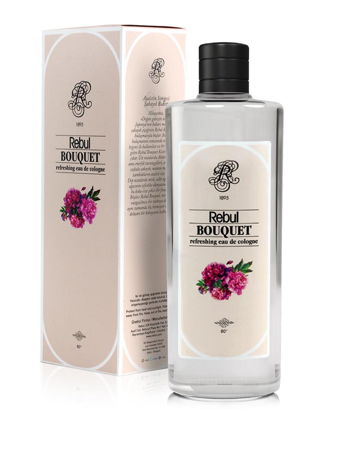 Rebul Bouquet Cam Şişe Kolonya 250 ml