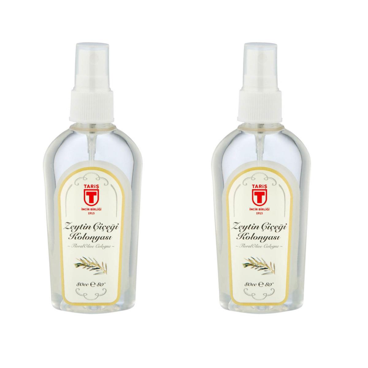 Tariş Zeytin Çiçeği Kolonya 80 ml 2'li