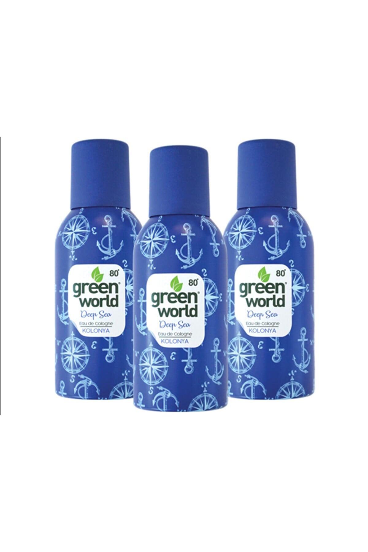 Green World Deniz Sprey Kolonya 150 ml 3'lü