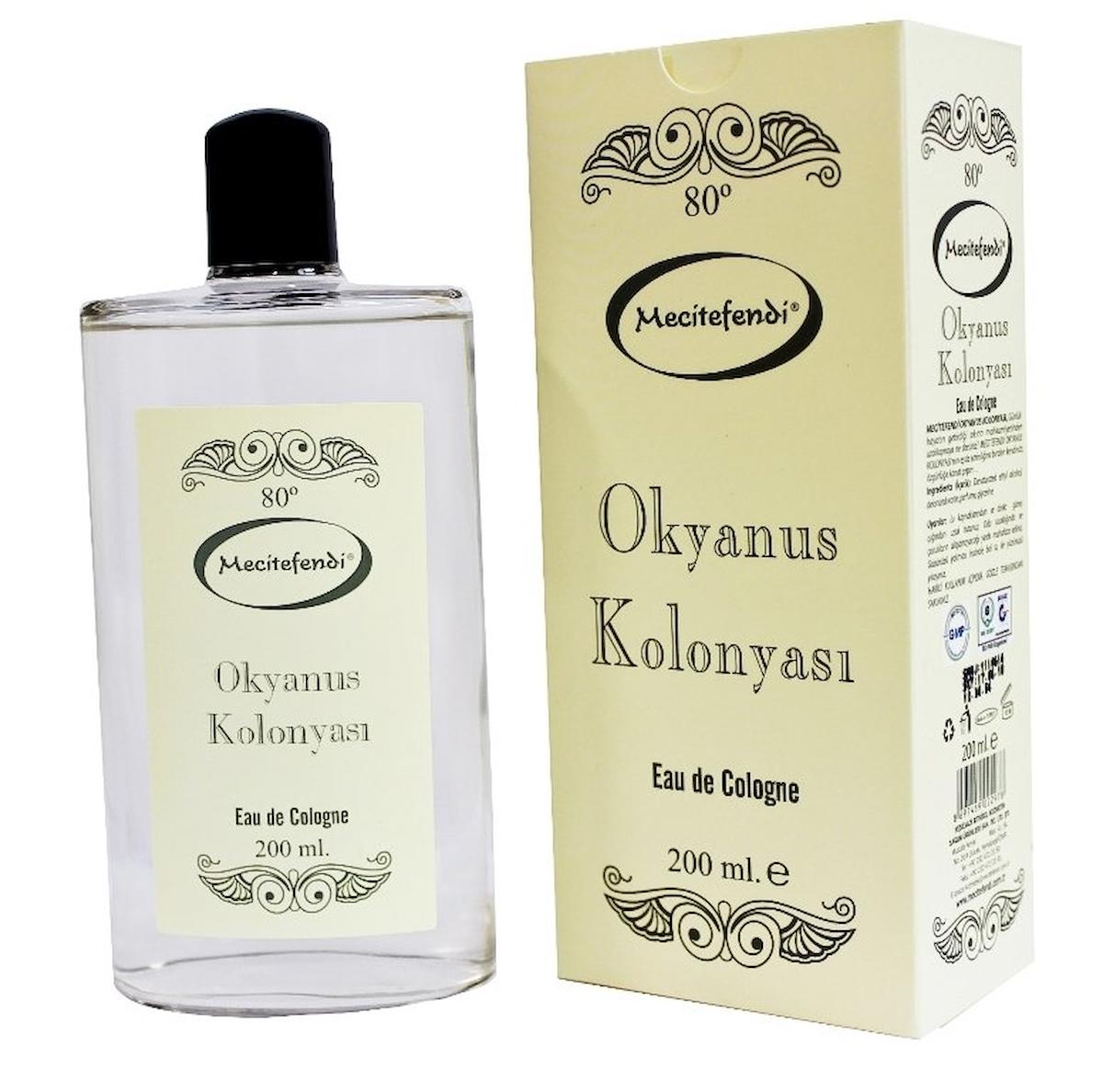 Mecit Efendi Okyanus Esintisi Cam Şişe Kolonya 200 ml