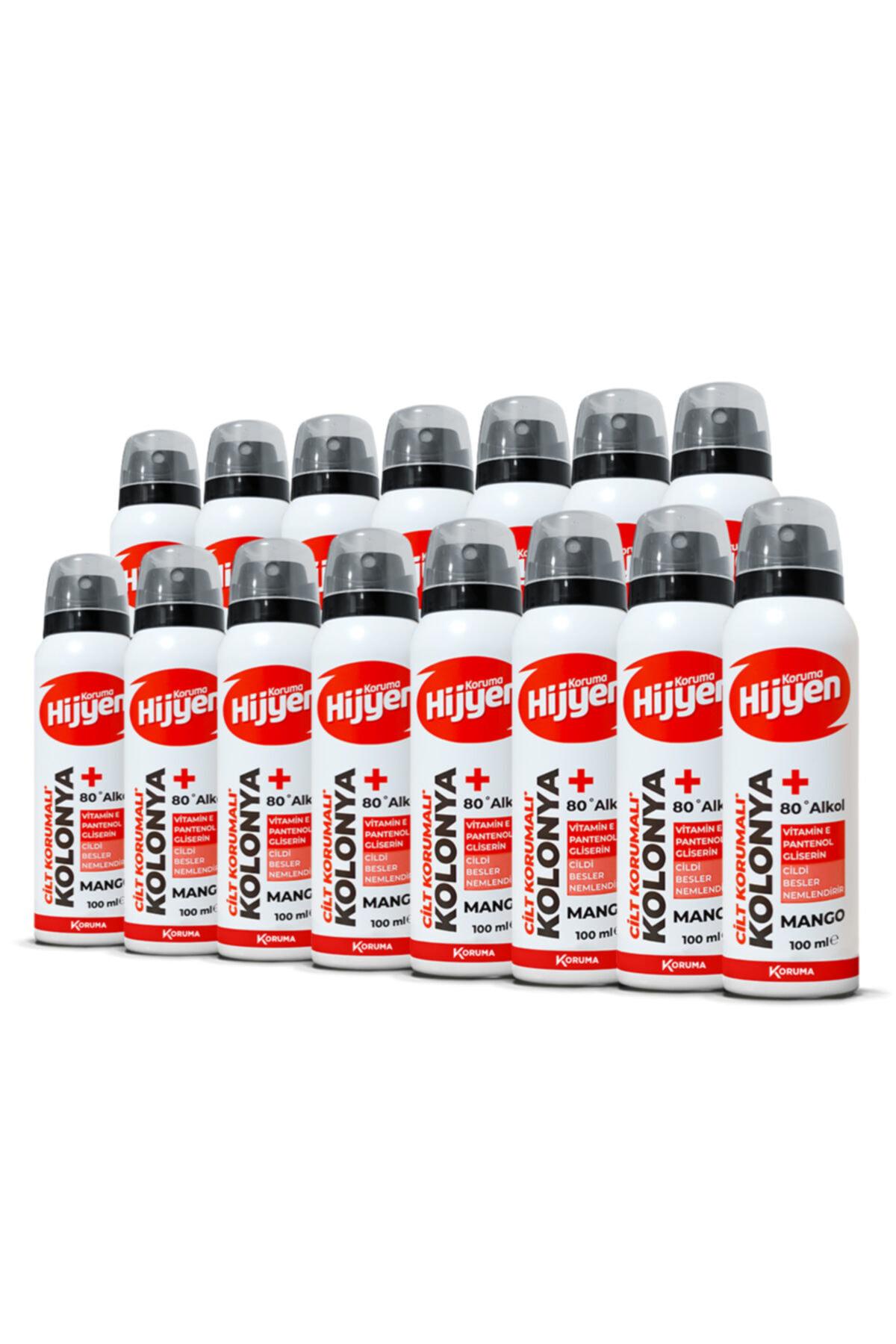 Koruma Hijyen Mango Sprey Kolonya 100 ml 10'lu
