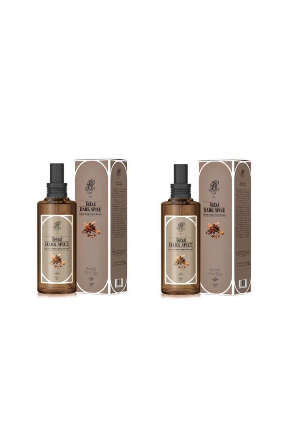 Rebul Dark Spice Baharatlı Cam Şişe Kolonya 100 ml 2'li