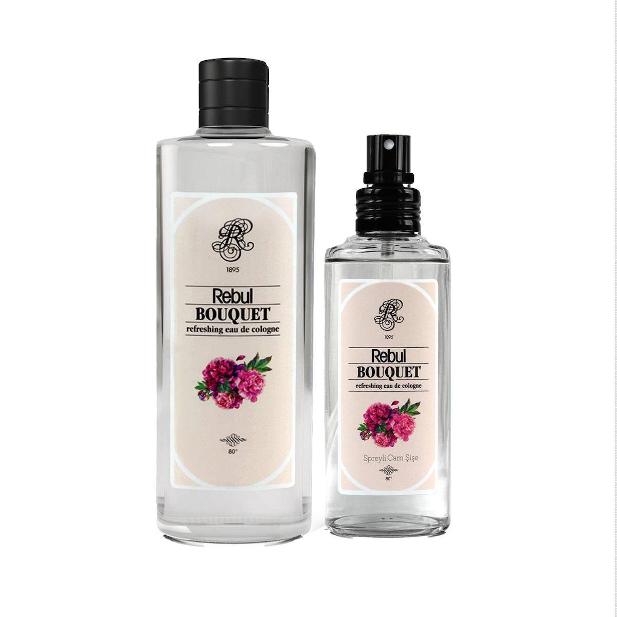 Rebul Bouquet Cam Şişe Kolonya 100 ml 2'li