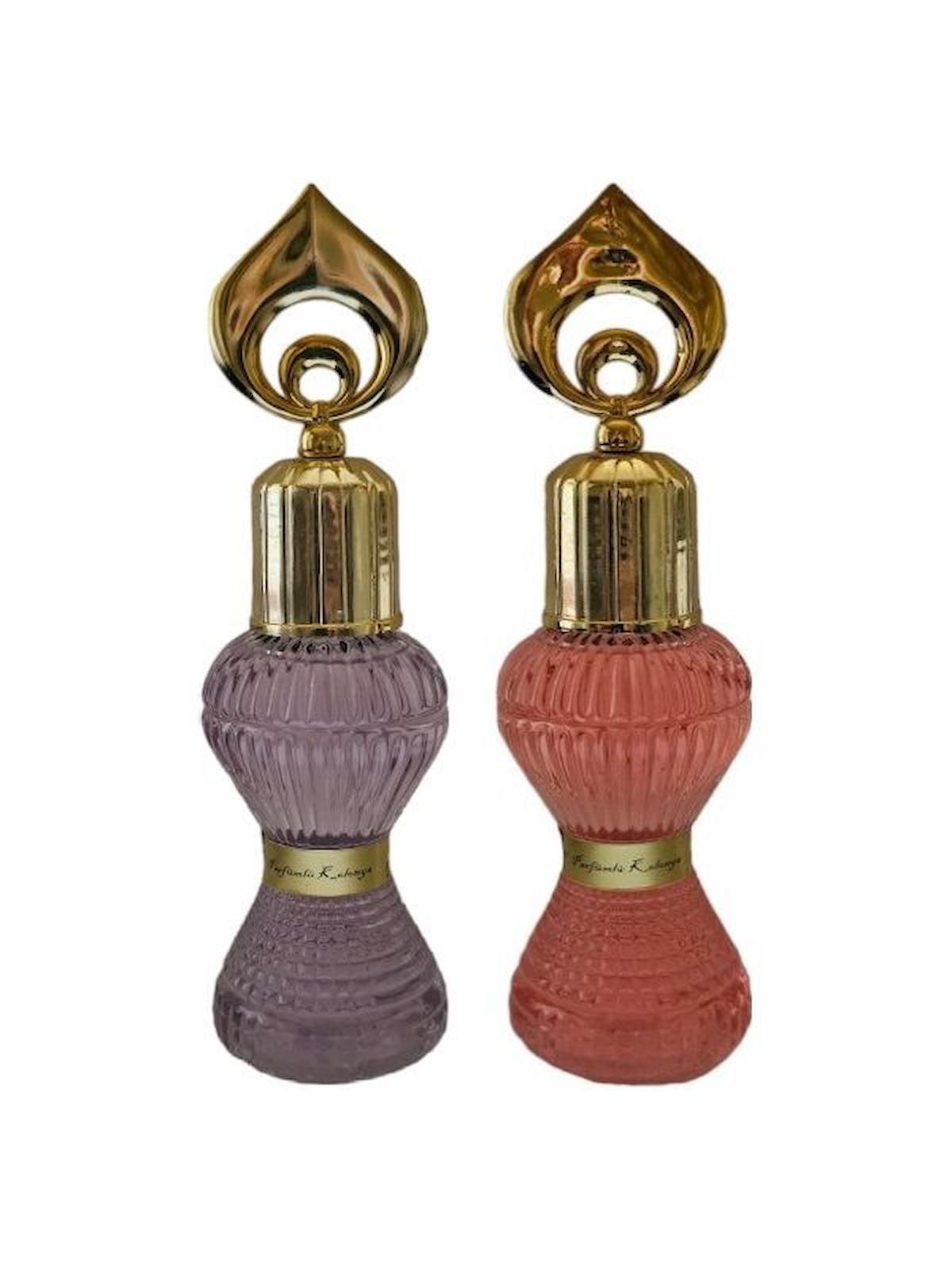 Beluci Ahengi Aşk Cam Şişe 100 ml + Lila 100 ml Kolonya ml 2'li Set