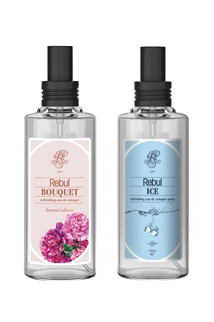 Rebul Bouquet - Ice Cam Şişe Kolonya 100 ml 2'li