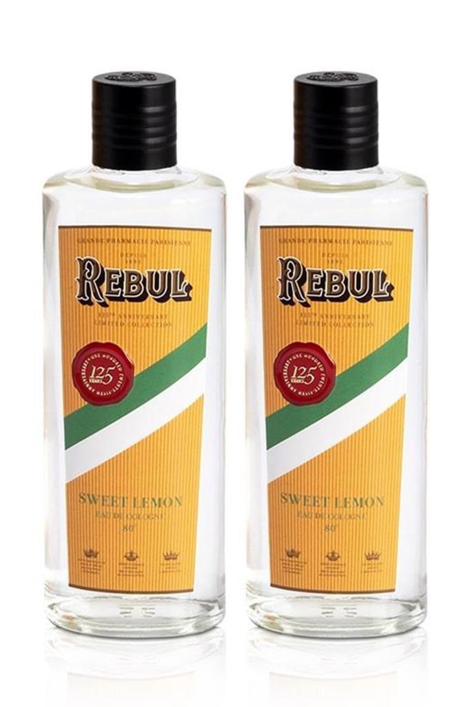 Rebul Tatlı Limon Cam Şişe Kolonya 270 ml 2'li