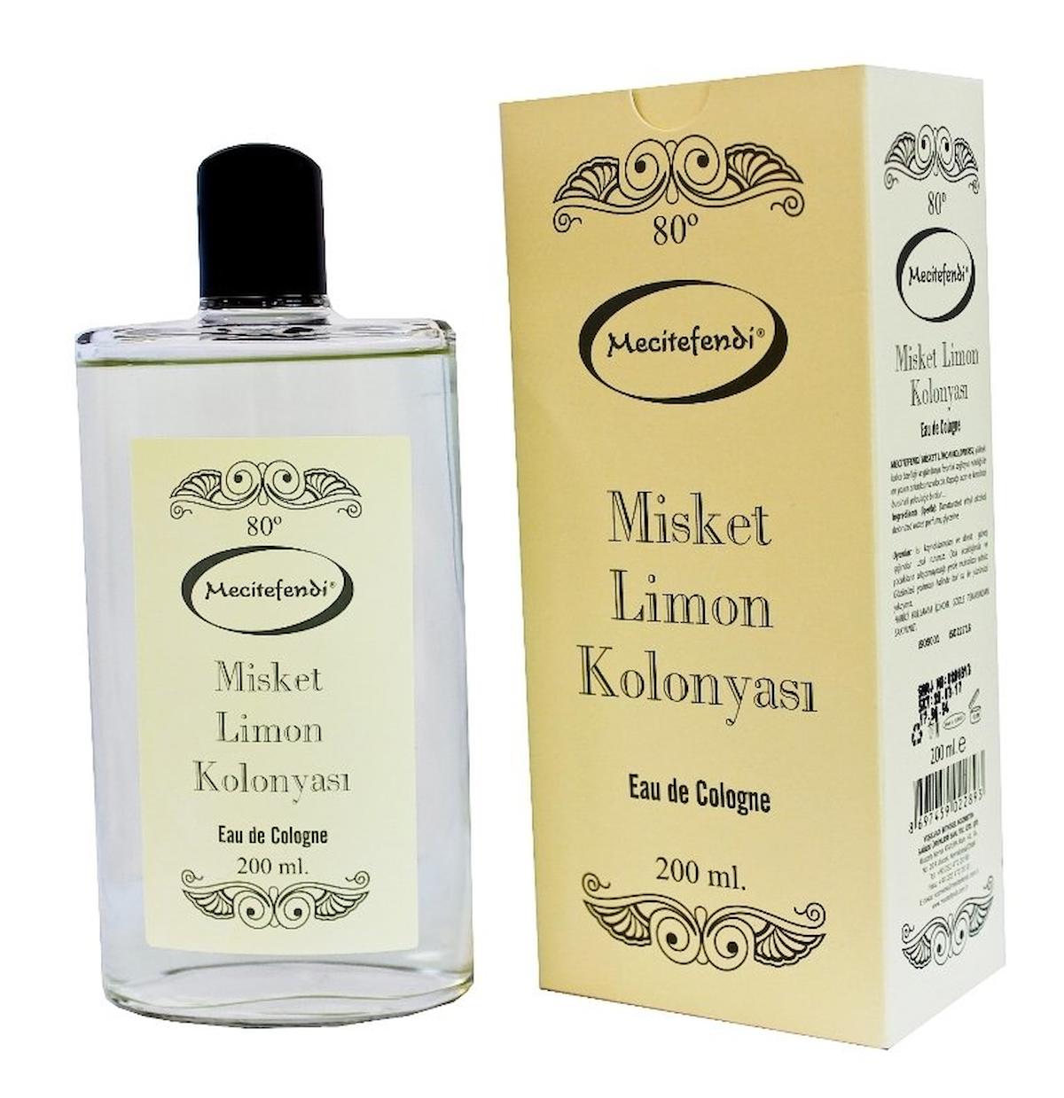 Mecit Efendi Limon Cam Şişe Kolonya 200 ml