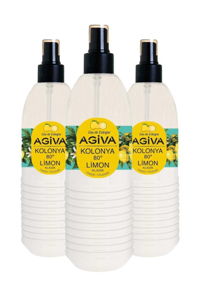 Agiva Limon Kolonya 120 ml 3'lü