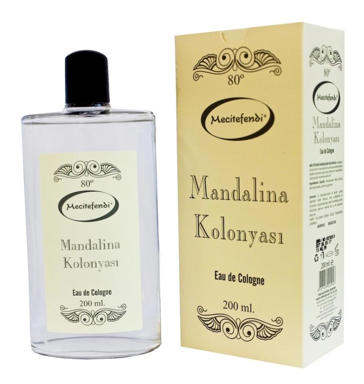 Mecit Efendi Mandalina Cam Şişe Kolonya 200 ml