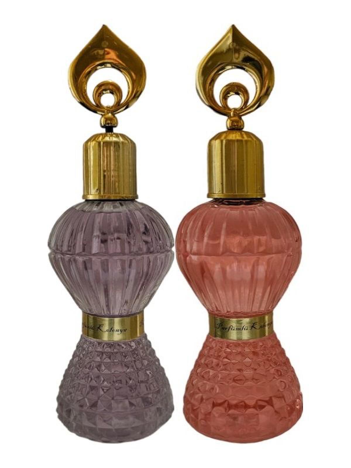 Beluci Ahengi Aşk Cam Şişe 200 ml + Lila 200 ml Kolonya ml 2'li Set