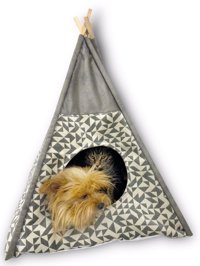 Kemique Six Küçük Irk İç Mekan Köpek Yatağı Gri
