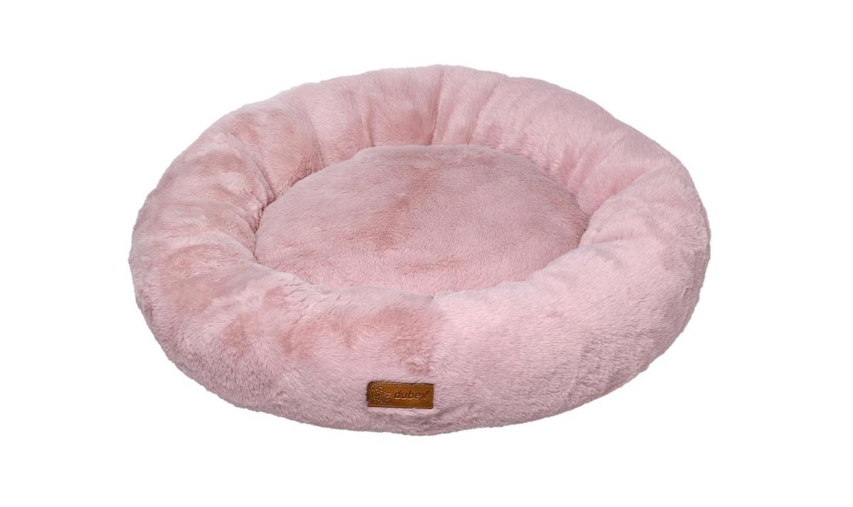 Dubex Brownie Orta Irk İç Mekan Köpek Yatağı Pembe