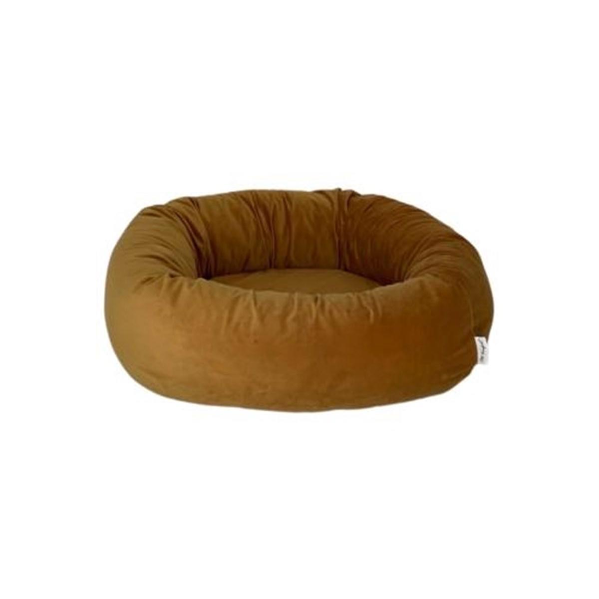 Pet Comfort Yıkanabilir Orta Irk İç Mekan Köpek Yatağı Hardal