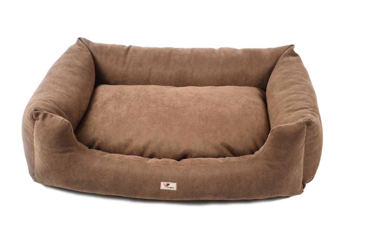 Viskypet Büyük Irk İç Mekan Köpek Yatağı Kahverengi