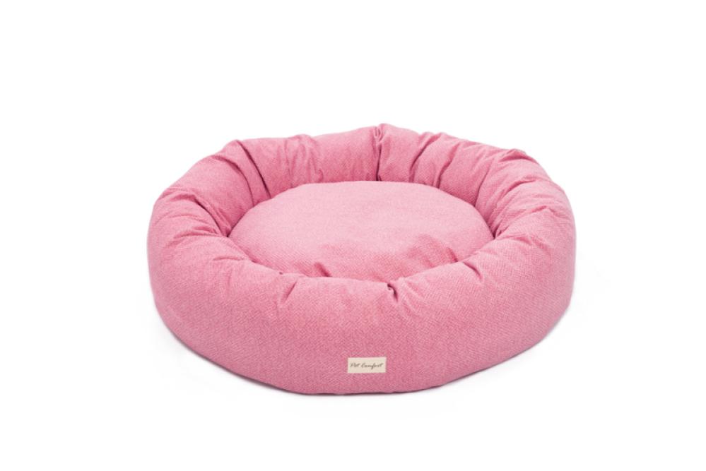 Pet Comfort Büyük Irk İç Mekan Köpek Yatağı Pembe