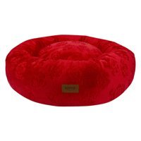 Lepus Luxe Küçük Irk İç Mekan Köpek Yatağı Kırmızı