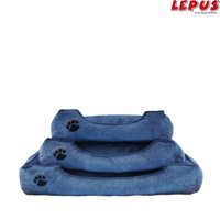 Lepus S Küçük Irk İç Mekan Köpek Yatağı Mavi