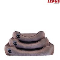 Lepus M Orta Irk İç Mekan Köpek Yatağı Kahverengi